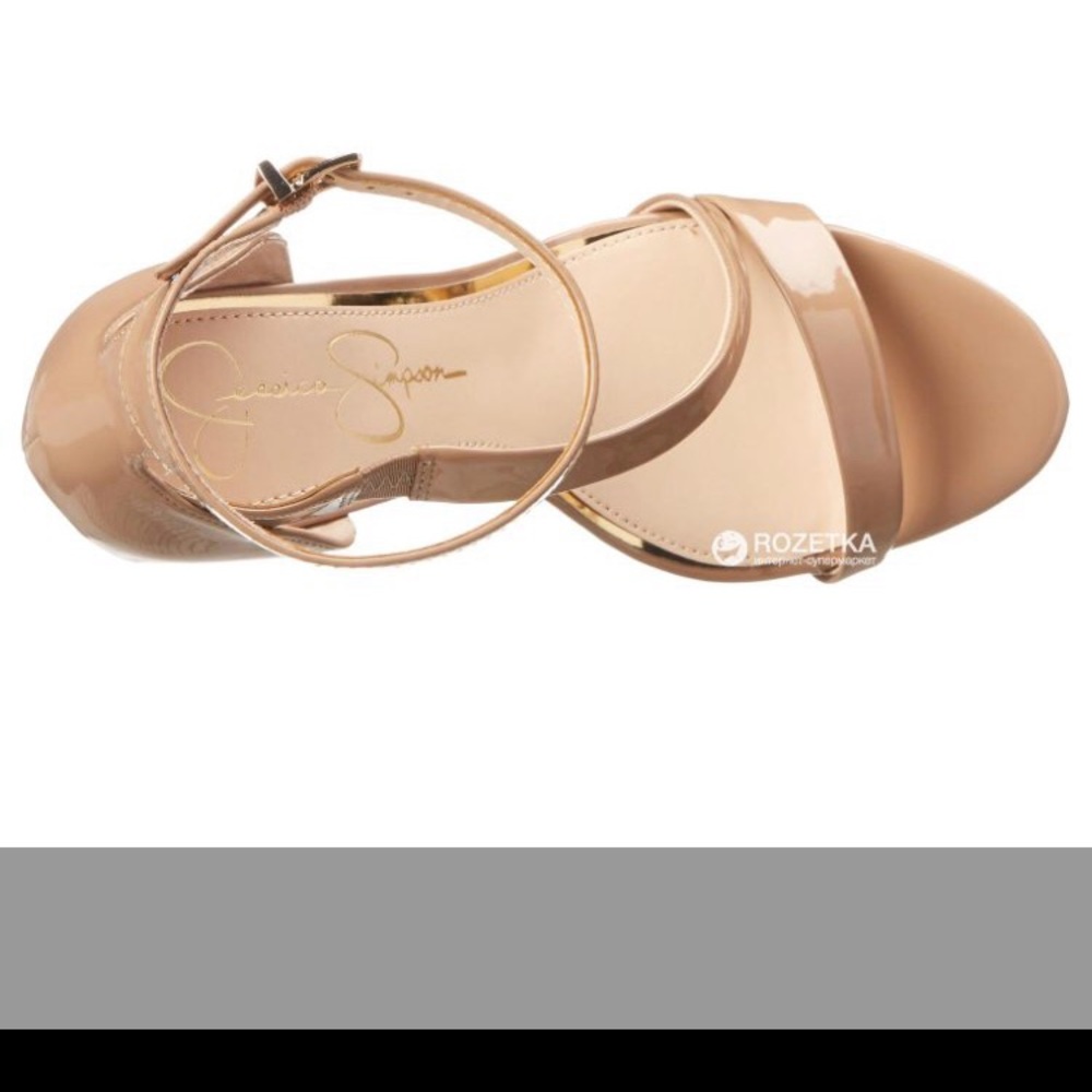 Tan patent leather heels